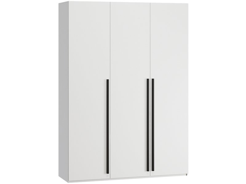Распашной шкаф Кимбол 3-150x210 Белый/Черный
