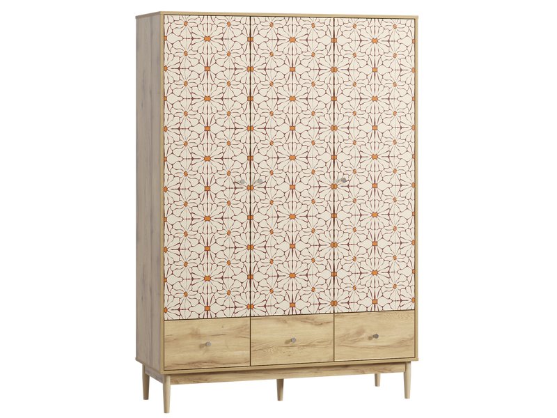 Распашной шкаф Тайрон 3-140x200 Флори ​