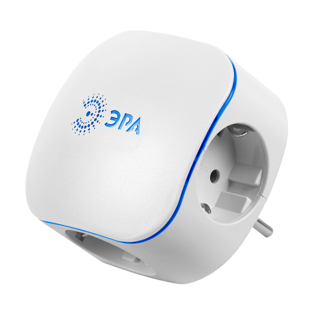 разветвитель 3 гнезда ЭРА + 2 USB с/з белый