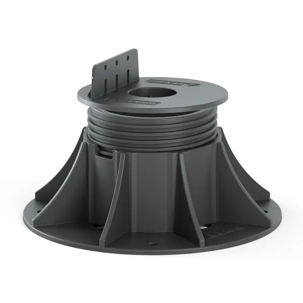 Регулируемая опора для террасной доски T-Decks Professional 75-125 мм цвет черный