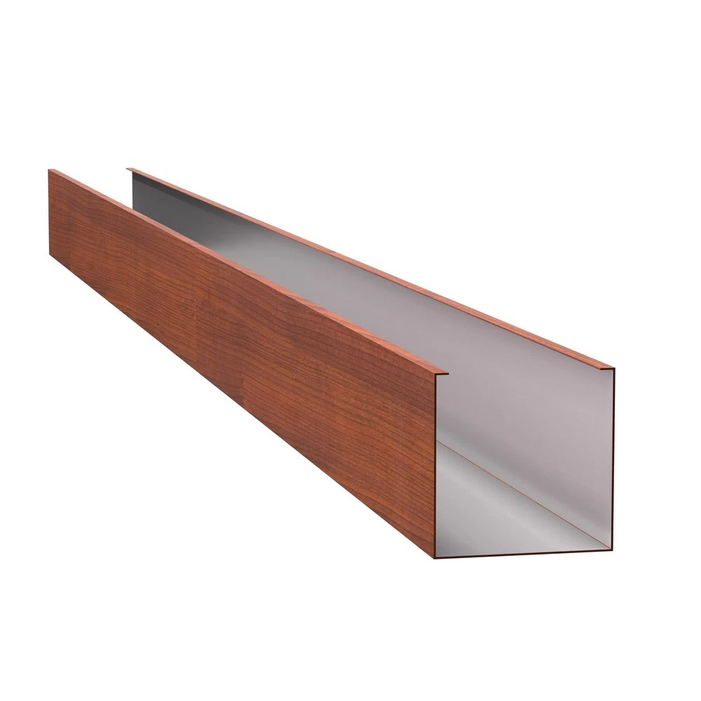 Рейка кубообразный дизайн 30х40 мм 3 м cherry wood