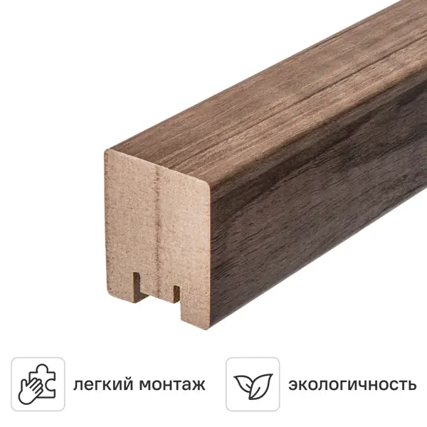 Рейка МДФ Portika цвет орех 2700x40x32 мм