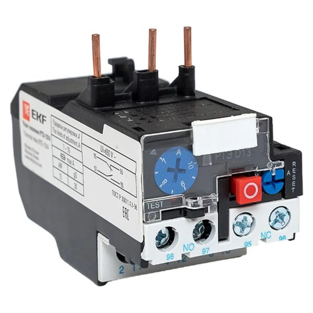 Реле тепловое EKF PROxima РТЭ-1314 7-10 А тип AC (rel-1314-7-10)