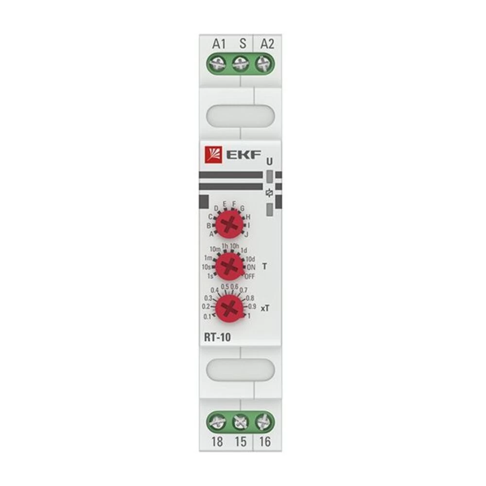 Реле времени EKF PROxima RT-10 240 В 8 А тип AC/DC (rt-10-12-240)