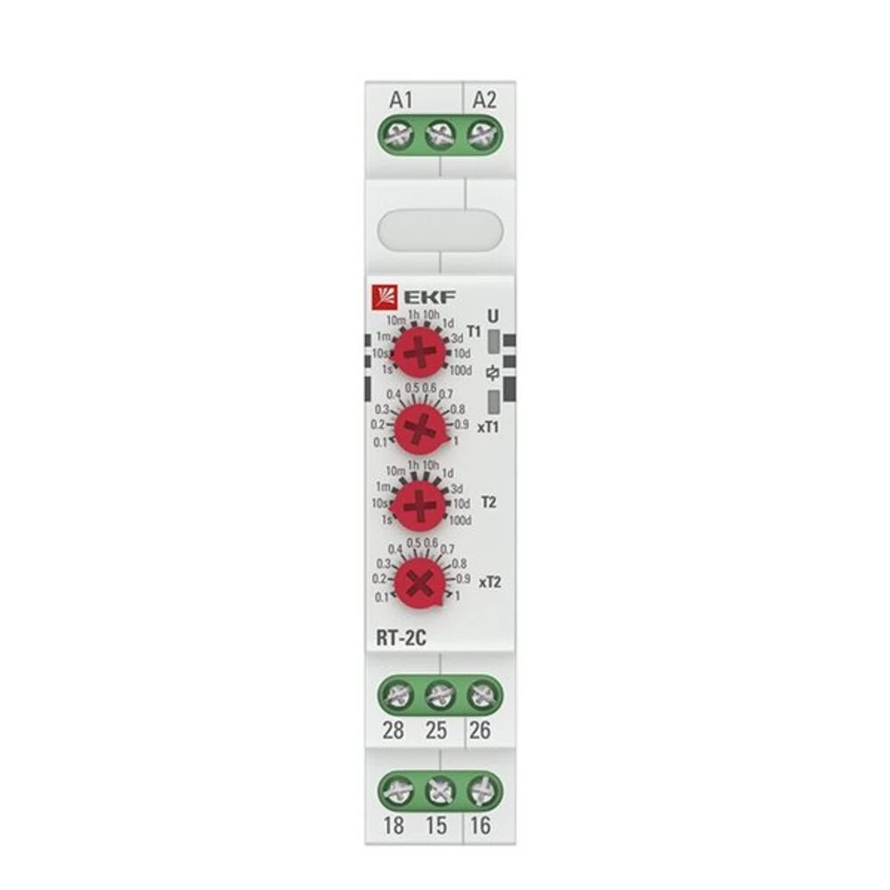 Реле времени EKF PROxima RT-2C 240 В 8 А тип AC/DC (rt-2c)