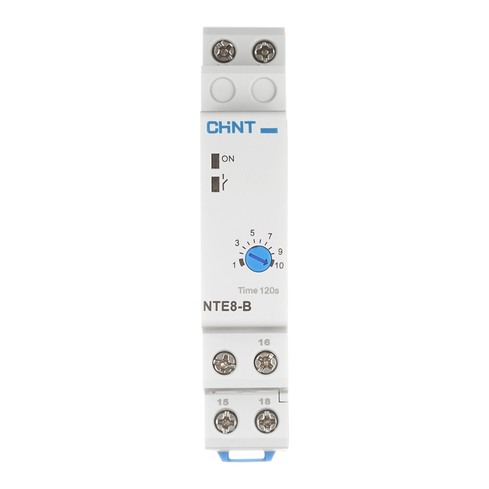 Реле времени модульное Chint NTE8 250 В 5 А тип AC 1НО (258459)