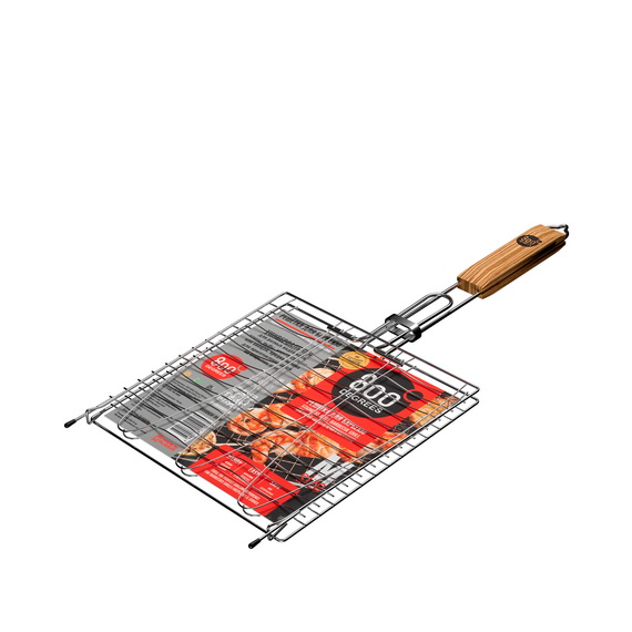 Решетка барбекю для рыбы 800 Degrees Barbecue Fish Basket Size M