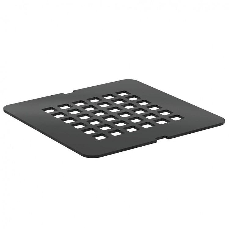 Решетка для душевого трапа Ideal Standard Ultraflat S 12.5x12.5 KV169FV цвет Jet black (Черный)