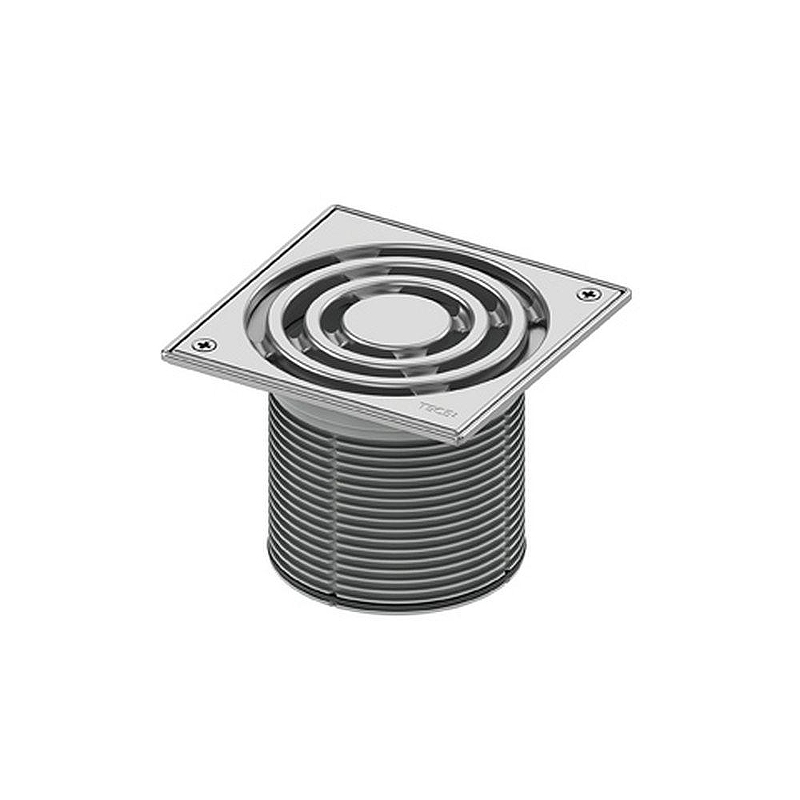Решетка для душевого трапа Tece Drainpoint S 150х150 3660010 цвет Хром матовый