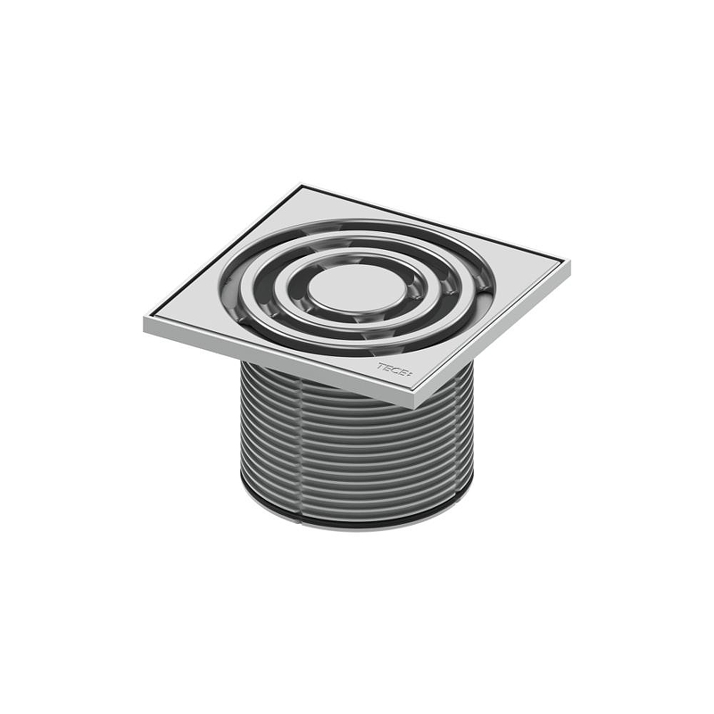 Решетка для душевого трапа Tece Drainpoint S 150х150 3660003 цвет Хром матовый