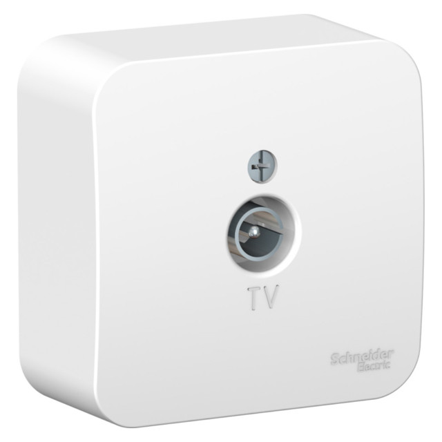 розетка 1 пост TV SYSTEME ELECTRIC Blanca белый