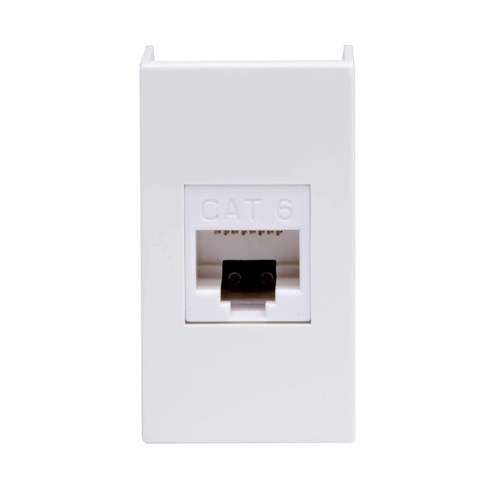 Розетка для кабель-канала компьютерная DKC Viva белая RJ45 1 модуль (45058)