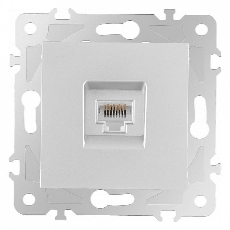 Розетка Ethernet RJ-45 без рамки Arte Milano am-203 203.45-1.silver цвет Серебро