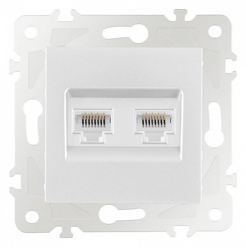 Розетка Ethernet RJ-45 без рамки Arte Milano am-203 203.45-2.white цвет Белый
