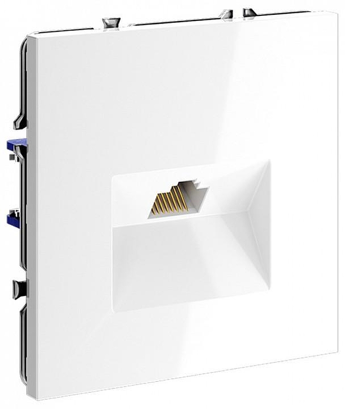 Розетка Ethernet RJ-45 без рамки Voltum S70 VLS060101 цвет Белый