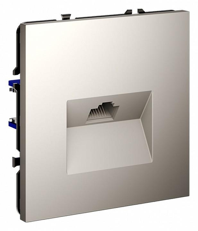 Розетка Ethernet RJ-45 без рамки Voltum S70 VLS060103 цвет Серый