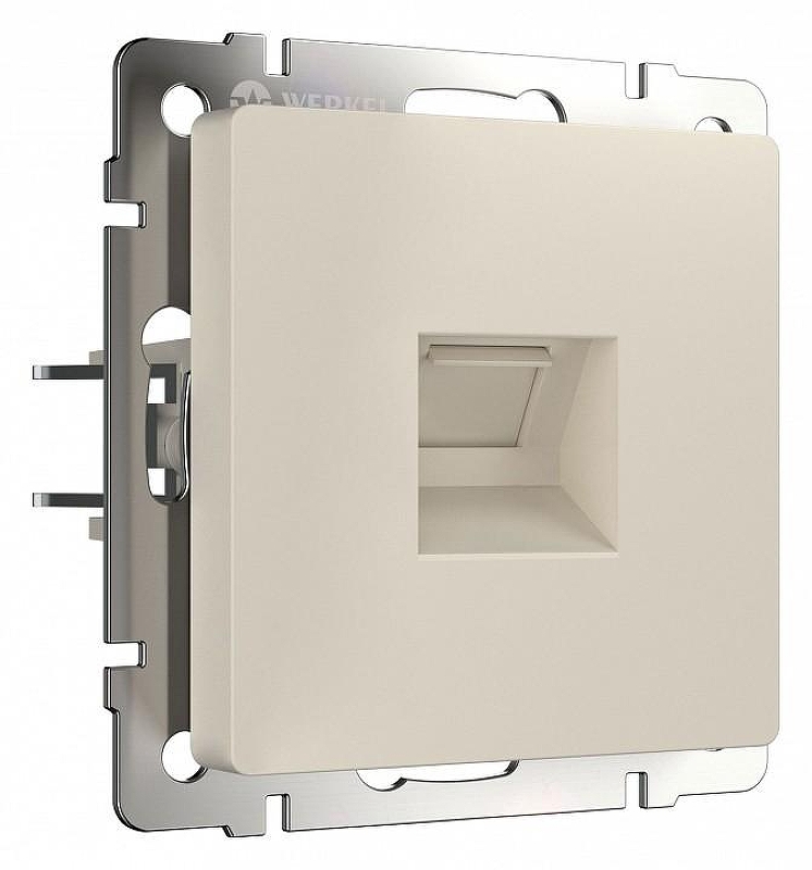 Розетка Ethernet RJ-45 без рамки Werkel айвори матовый W1181062 цвет Желтый