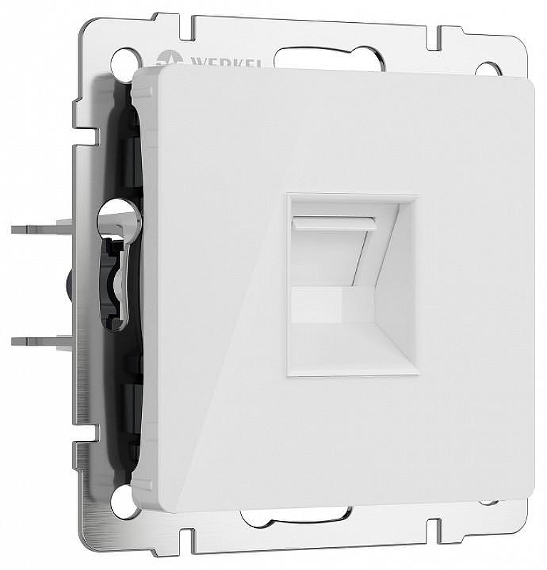 Розетка Ethernet RJ-45 без рамки Werkel белый акрил W1181041 цвет Белый