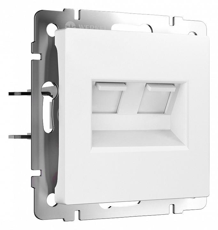 Розетка Ethernet RJ-45 без рамки Werkel белый матовый W1181161 цвет Белый