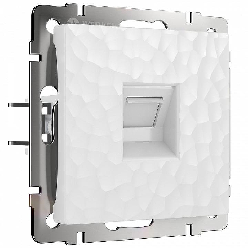 Розетка Ethernet RJ-45 без рамки Werkel Hammer белый W1281001 цвет Белый