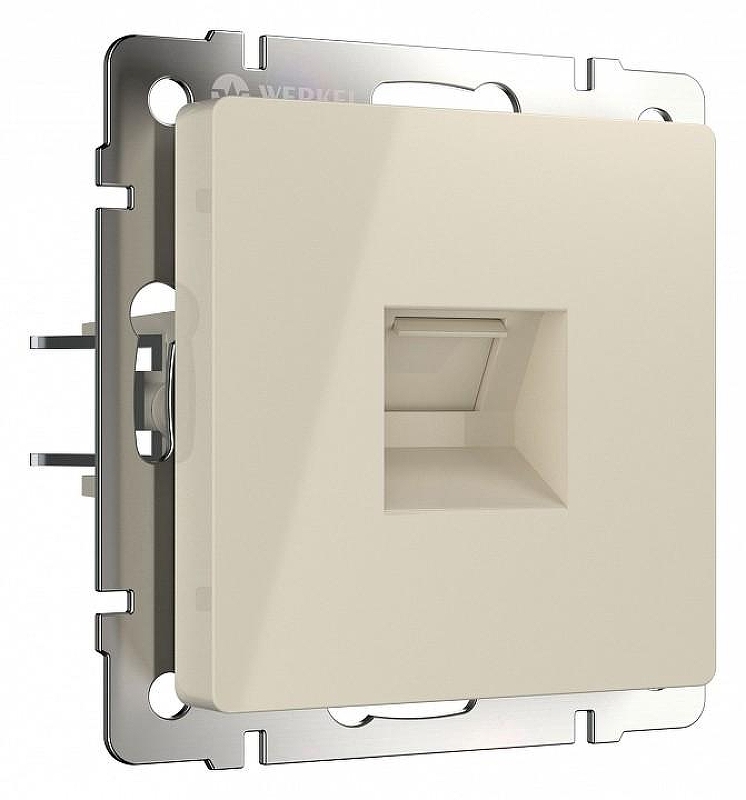 Розетка Ethernet RJ-45 без рамки Werkel слоновая кость W1181003 цвет Слоновая кость
