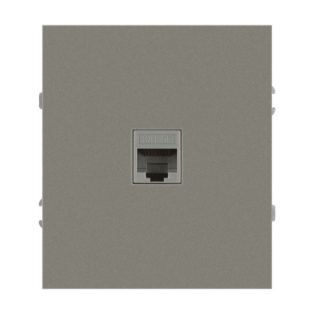 розетка компьютерная 1 пост ЭРА Arktik RJ45 титан