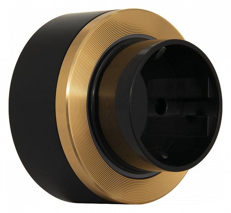 Розетка с заземлением на треке Arte Milano Am-track-sockets-39 397952TS/ES Gold цвет Золото