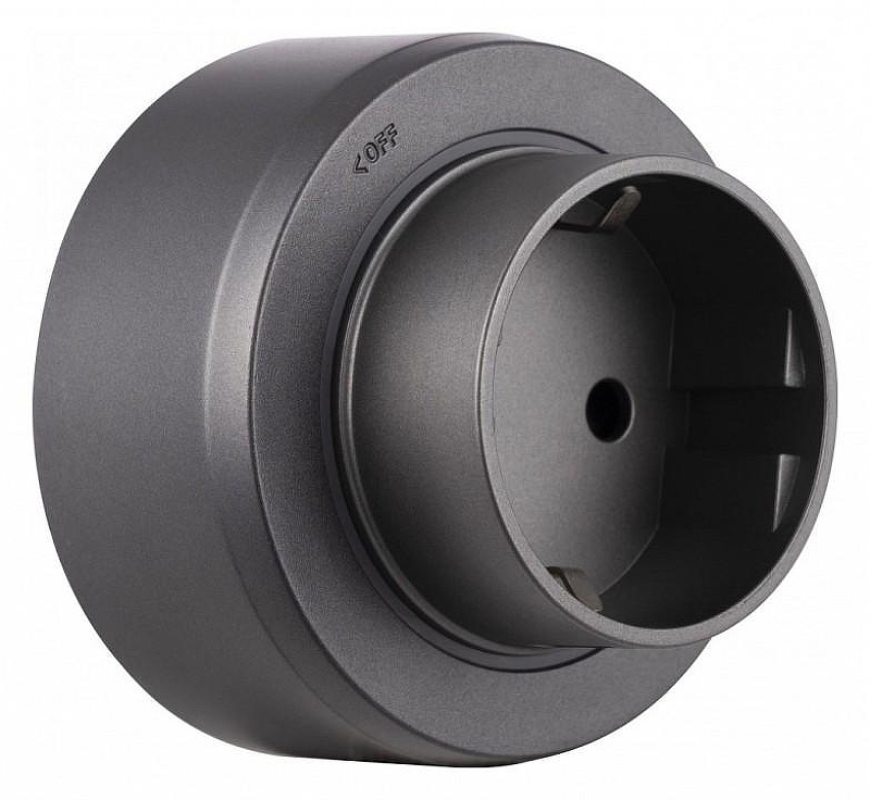 Розетка с заземлением на треке Arte Milano Am-track-sockets-39 397951TS/ES Grey цвет Серый