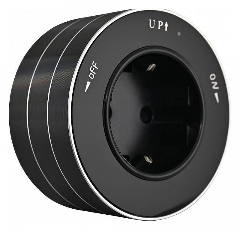 Розетка с заземлением на треке Arte Milano Am-track-sockets 380011TS/ES Black цвет Черный