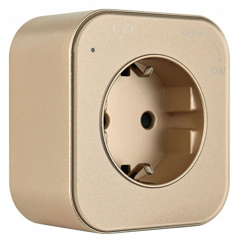 Розетка с заземлением на треке Arte Milano Am-track-sockets 380022TS/ES Gold цвет Золото