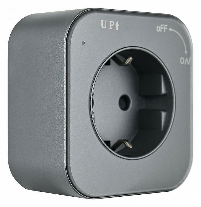 Розетка с заземлением на треке Arte Milano Am-track-sockets 380022TS/ES Grey цвет Серый