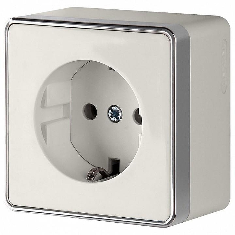 Розетка с заземлением Werkel Gallant (слоновая кость) W5071003 цвет Слоновая кость