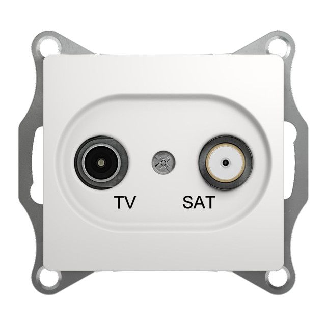 розетка SCHNEIDER ELECTRIC GSL000197 Glossa телевизионная IP20 белая