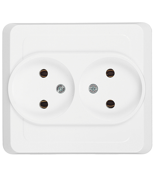 Розетка Systeme Electric Этюд встраиваемая белая (PC16-005B)