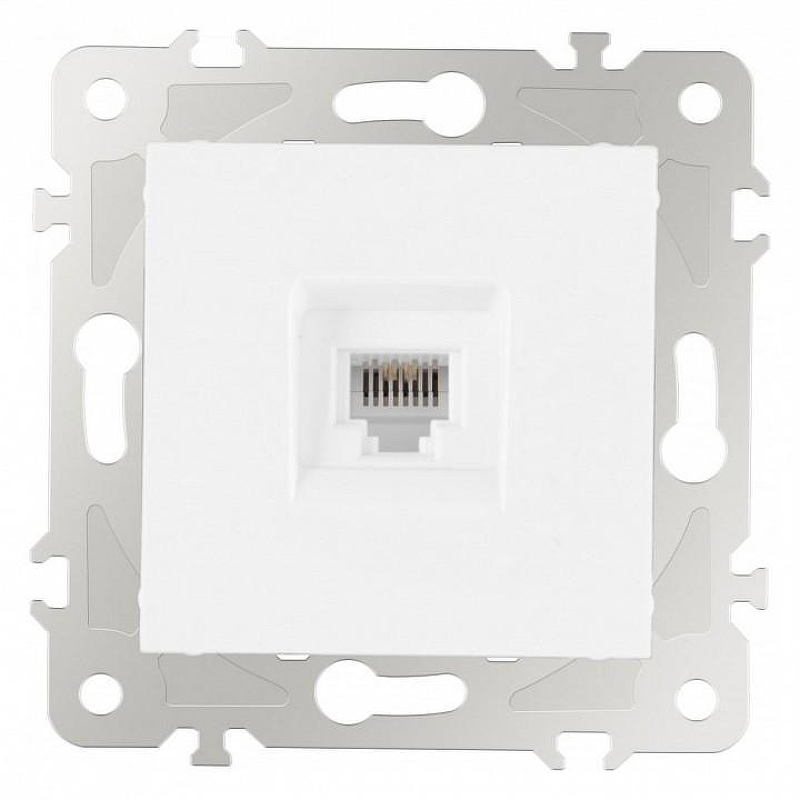 Розетка телефонная RJ-11 без рамки Arte Milano am-203 203.51-1.white цвет Белый