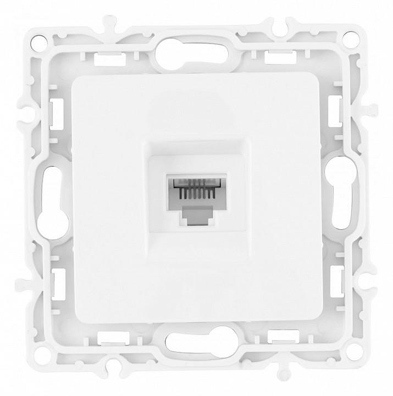 Розетка телефонная RJ-11 без рамки Arte Milano am-217 217.51-1.white цвет Белый
