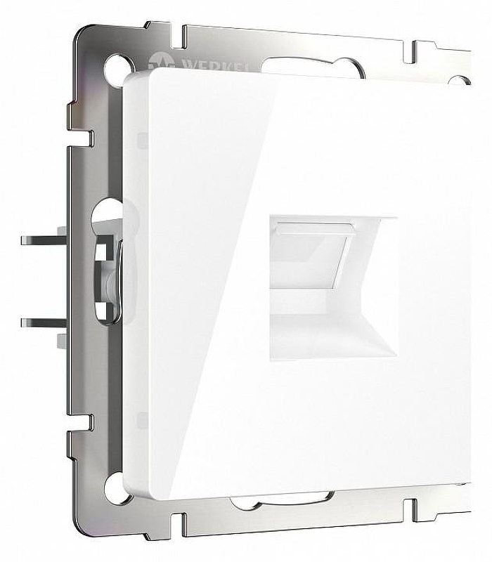 Розетка телефонная RJ-11 без рамки Werkel белый W1182001 цвет Белый