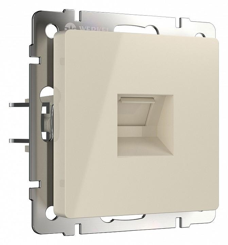Розетка телефонная RJ-11 без рамки Werkel слоновая кость W1182003 цвет Слоновая кость