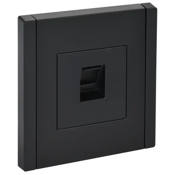 Розетка встраиваемая IEK Forte&Piano RJ45 cat 5е цвет черный
