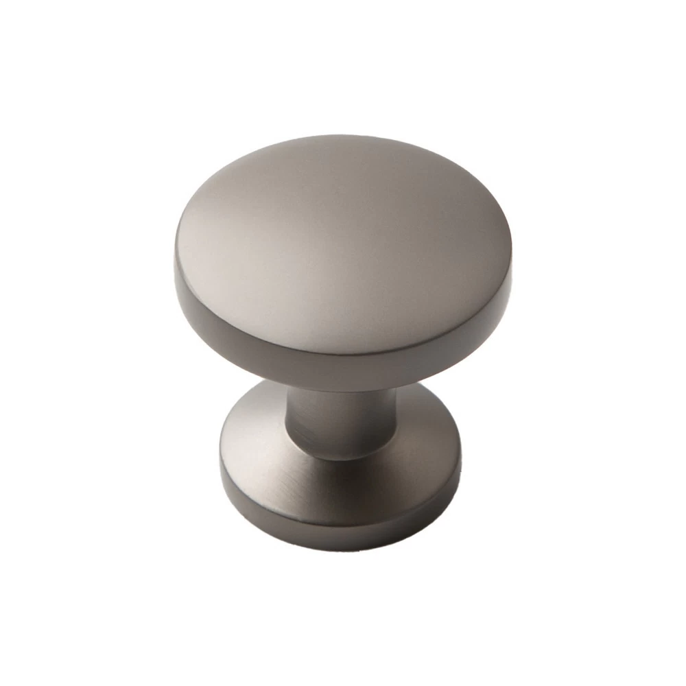 Ручка-кнопка мебельная Kerron Metallic d30 мм металлическая графит (K-2622 GF)