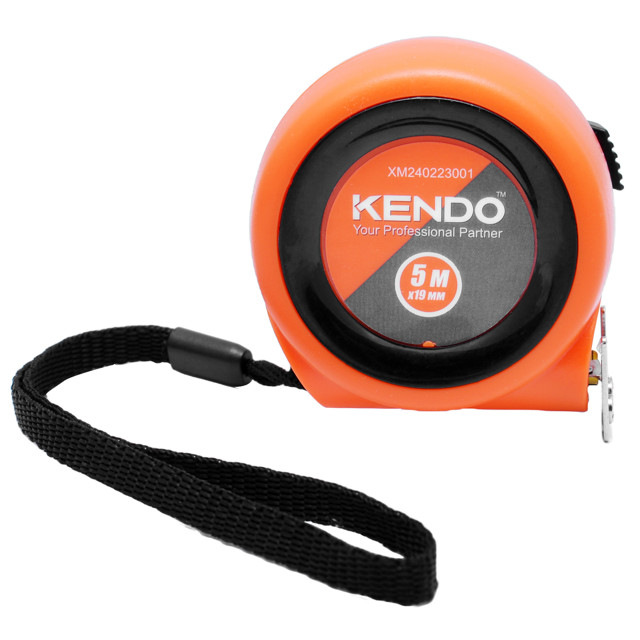рулетка KENDO 5мх19мм с автостопом