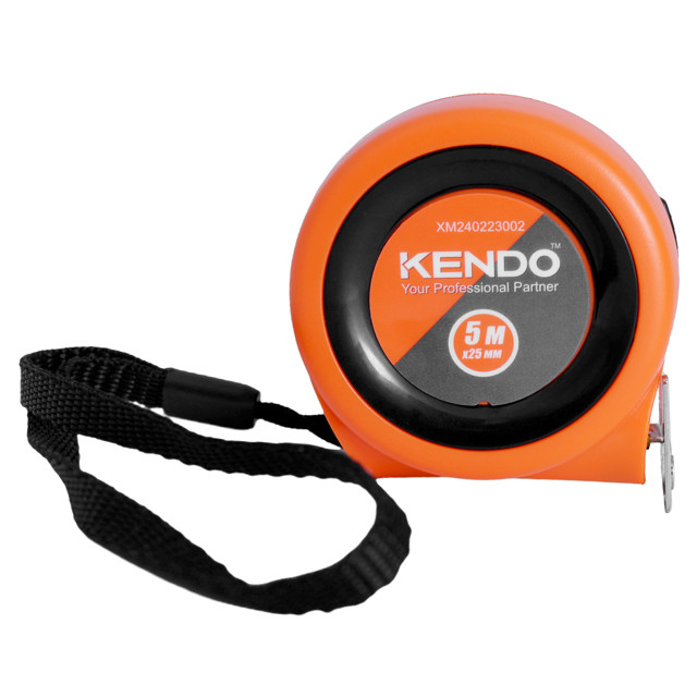 рулетка KENDO 5мх25мм с автостопом