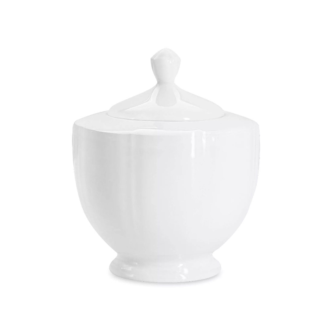 Сахарница Anna Lafarg Emily Lotus white, 250 мл, фарфор, белый, AL-1202L-E11