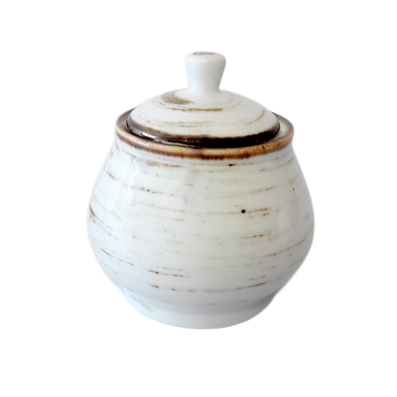 Сахарница Porcelana Bogucice Alumina Nostalgia White 0,3 л