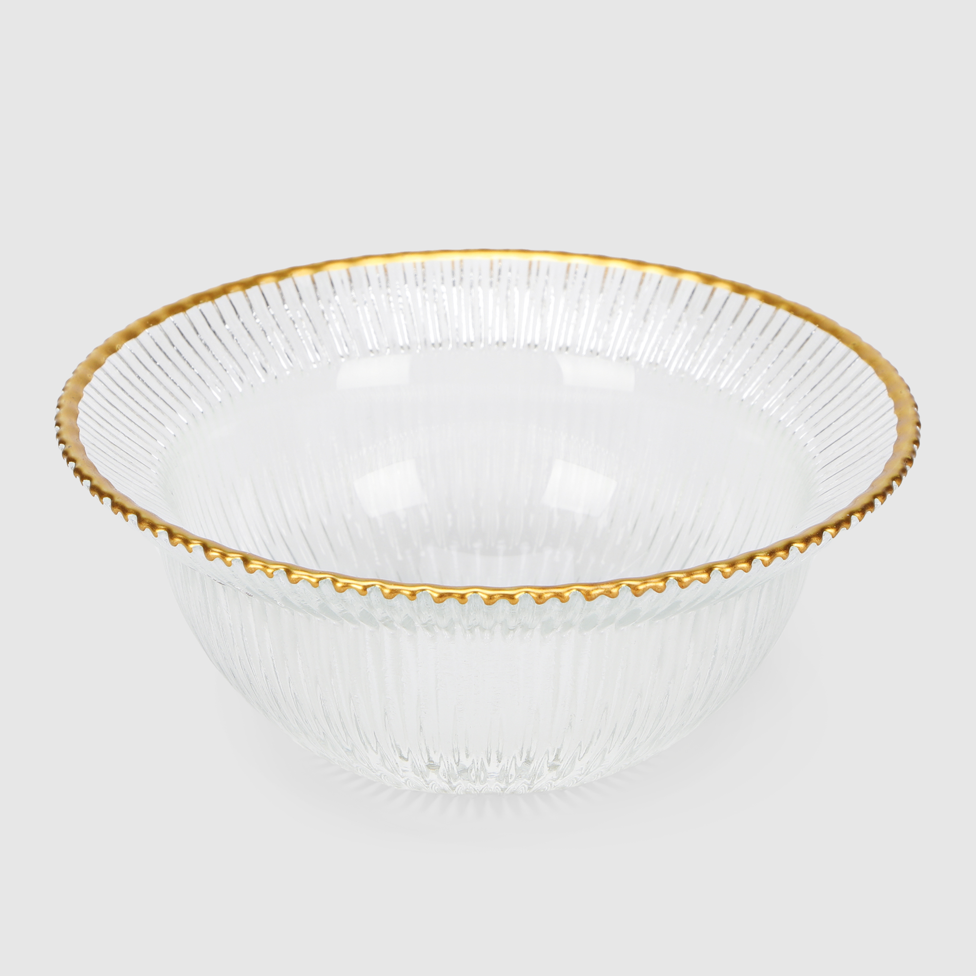 Салатница Ardacam Majestic, золотистая, 21х8,5 см