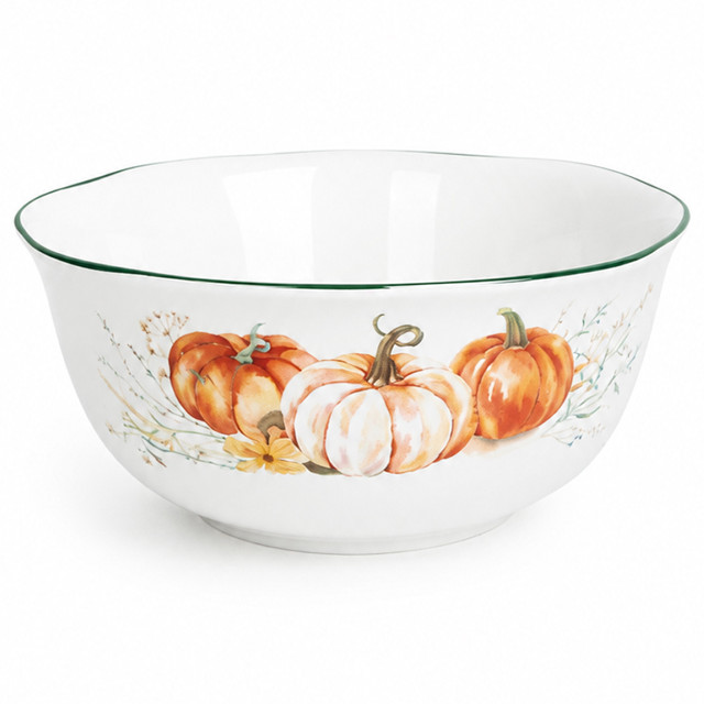 салатник КОРАЛЛ Сезон тыквы/Pumpkin season 14см 0,45л фарфор