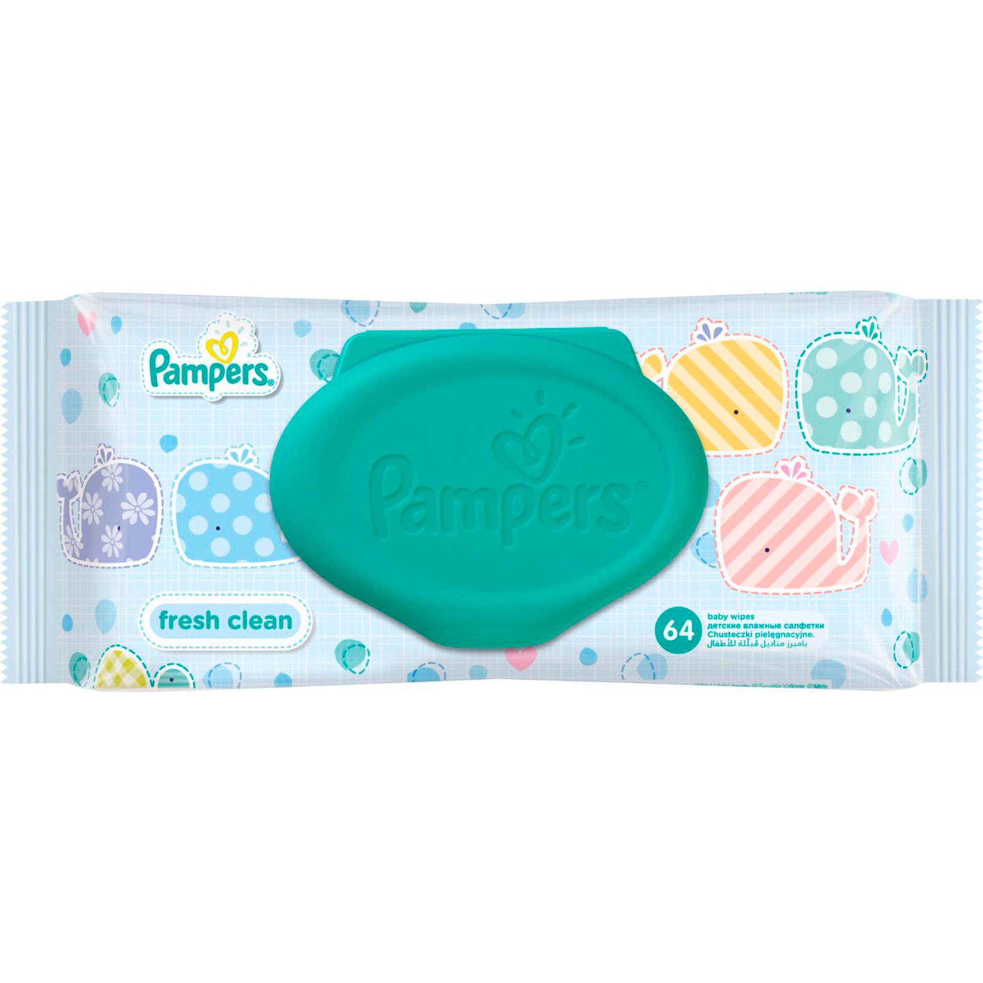 Салфетки влажные Pampers Fresh Clean 64 шт