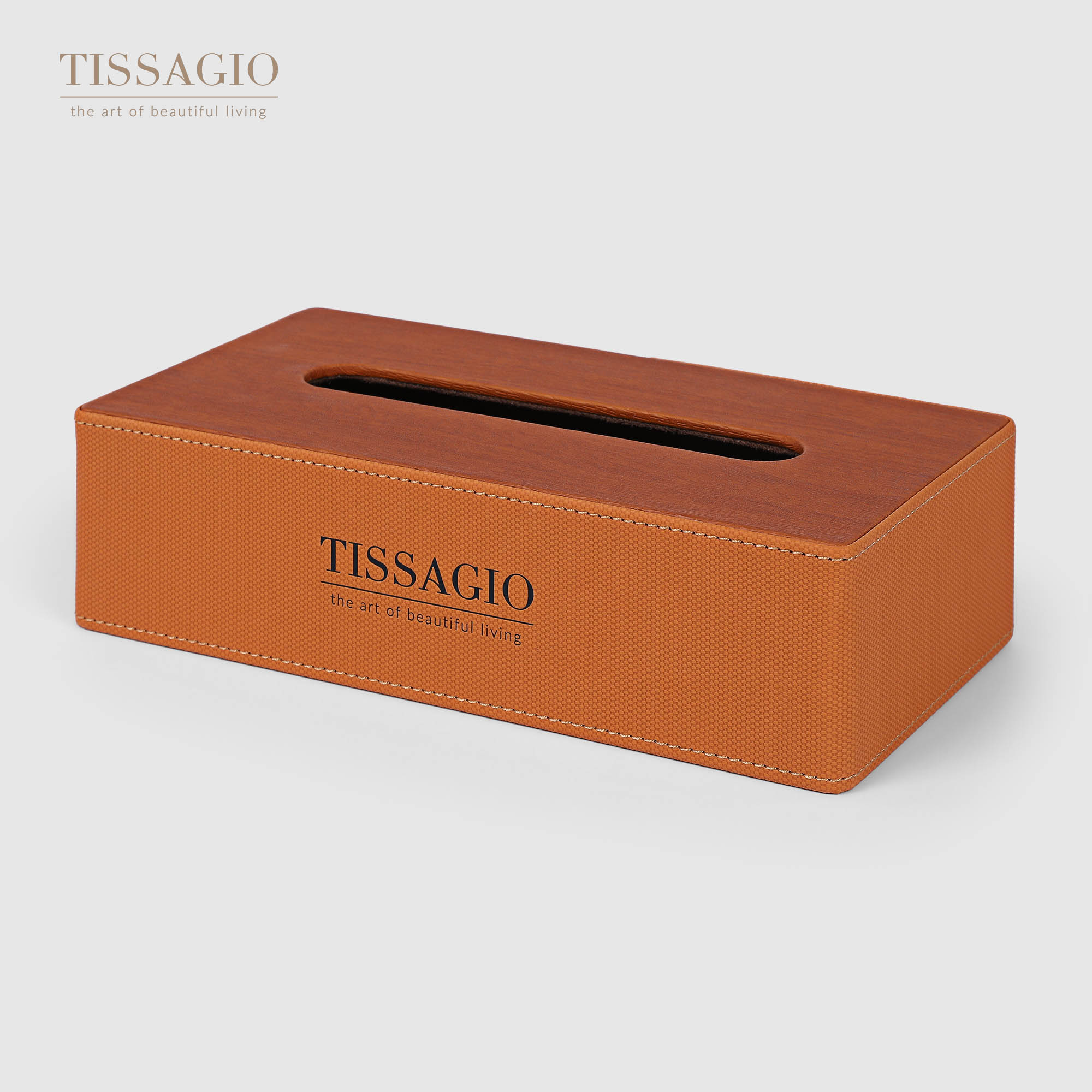 Салфетница Tissagio коричневая 26х12,5х6,5 см
