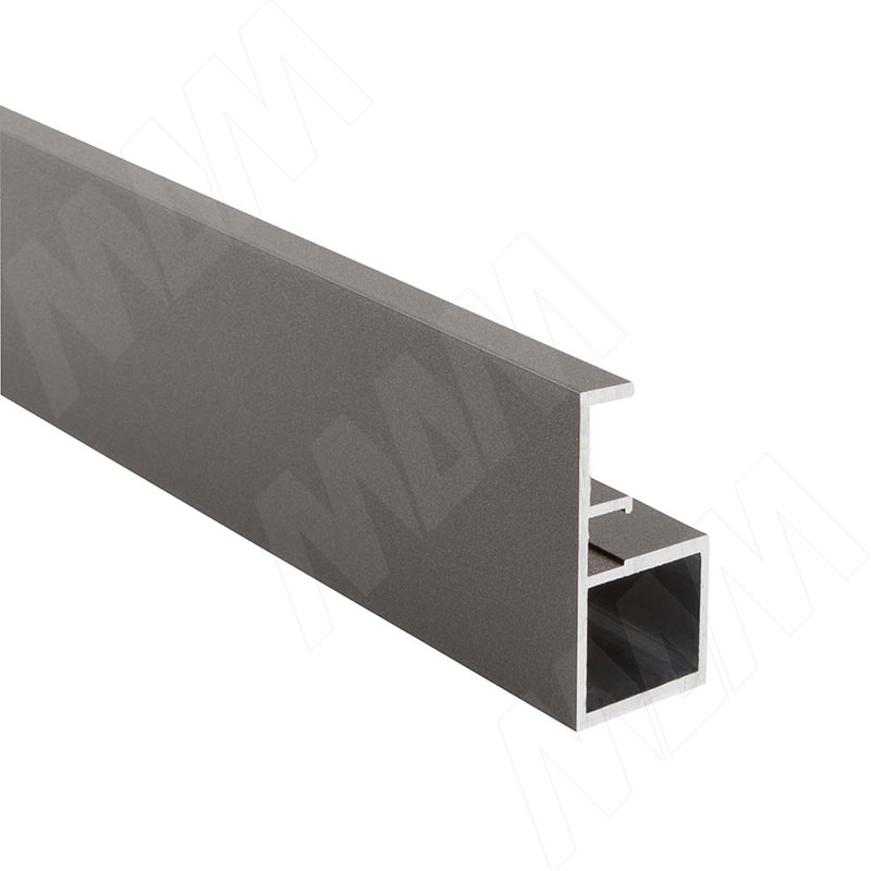 SECRET MAXI Профиль рамочный узкий с интегрированной ручкой, графит (краска), L-2700 (FP00263HGP-S3)