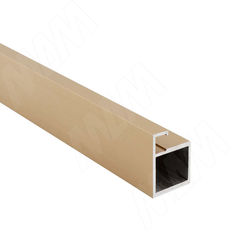 SECRET MAXI Профиль рамочный узкий, золото брашированное (анод), L-3000 (FP00263GLB-S3)